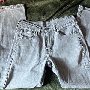 Levi’s jeans, straight leg, mid rise